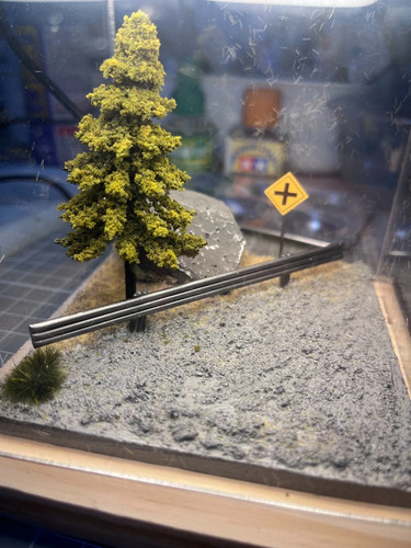 Vetrina led diorama - , fatta