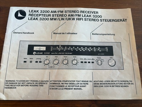 Leak 3200 ricevitore stereo - leak,