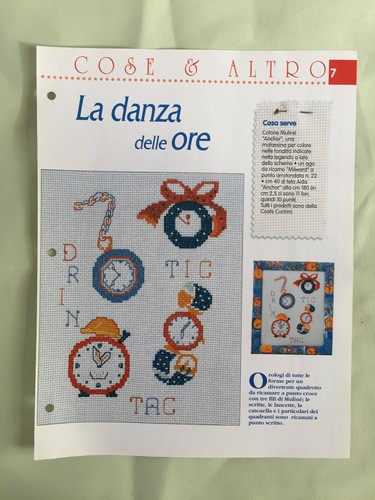 Schema punto croce - , danza