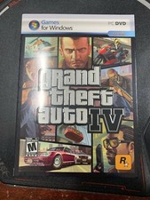 Grand Theft Auto IV PC DVD GTA 4 WINDOWS NUOVO CUSTODIA CARTONE VERSIONE CANADESE