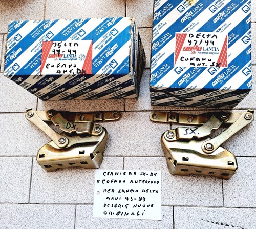 Coppia cerniere cofano - coppia,