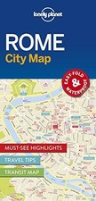 Lonely Planet Rome City Map -
