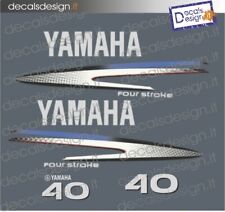 Adesivi calandra motore marino fuoribordo Yamaha 40 cv F40 four stroke carburato