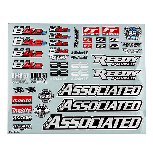 Foglio decalcomania squadra