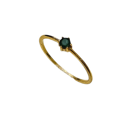 Anello oro giallo verde