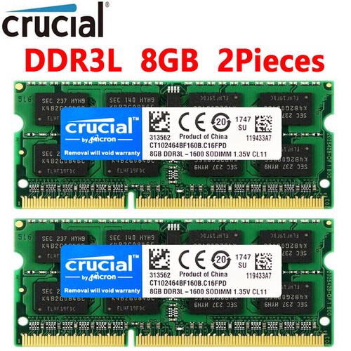 Crucial ddr3l ddr3 2x8 - crucial,