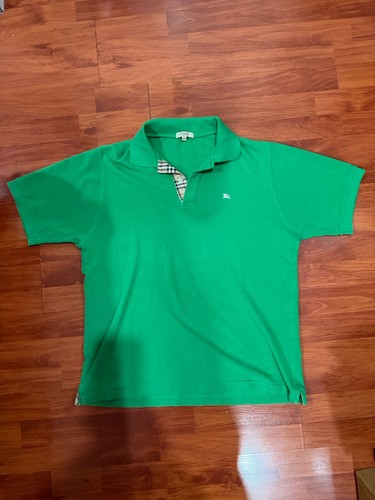 Polo uomo burberry verde - polo,
