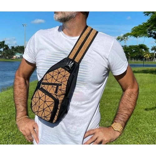 Cork sling bag chest - bag, shoulder