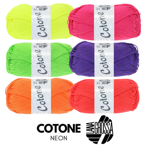 Lana grossa cotone neon - grossa, g