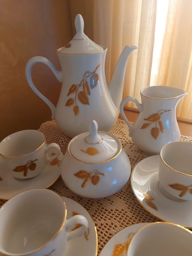 Servizio caffè porcellana - servizio,