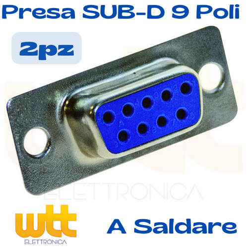 2pz connettore sub - connettore, 9