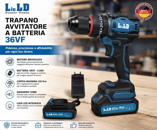 Trapano avvitatore batteria - trapano, a