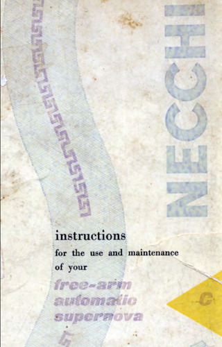 Necchi free arm - necchi, free-arm