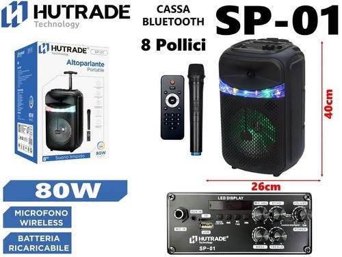 Cassa amplificata 80w - cassa,