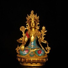 Statua Buddha Guanyin bronzo