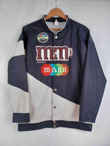 Giacca large nera nascar - giacca, m&m's