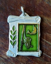 MEDAGLIA PESCA VINTAGE Canna Mulinello Pesce Collezione Leggere descrizione 