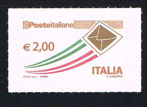 Italia francobollo poste - 1,