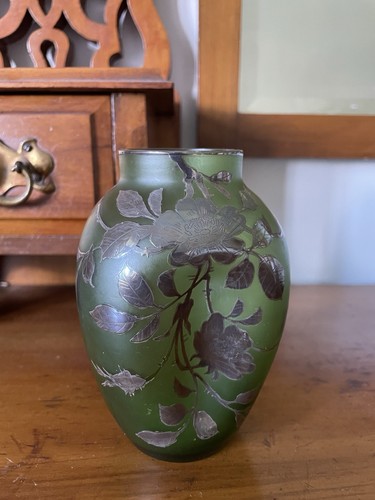 Vaso vetro art nouveau tipo - art,