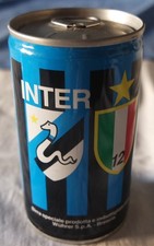 Lattina di birra vuota Wührer Inter Copywright FC Internazionale Milano 12° scud