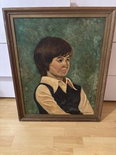 Dipinto ritratto bambino olio