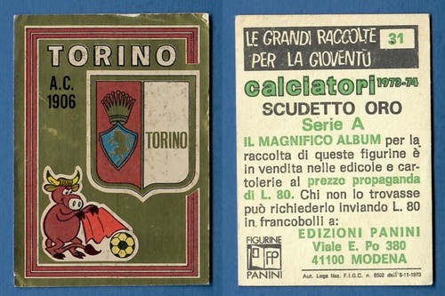 Scudetto calciatori panini - calciatori,