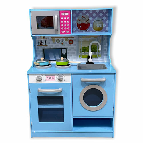 Cucina legno celeste per - legno,