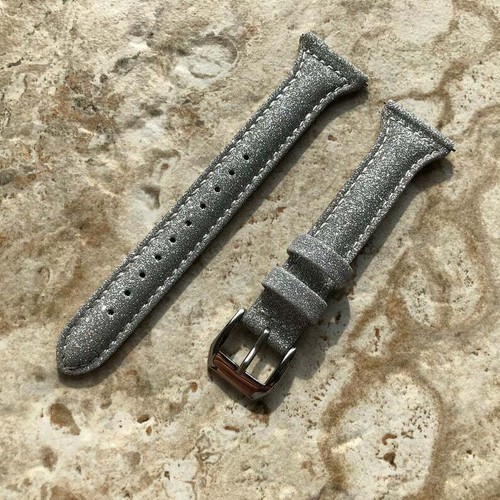 Argento glitter sottile pelle - sottile,