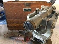 Vintage 1957 K&E Keuffel & Esser Cannocchiale da puntamento ottico Paragon Builders NP5155