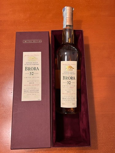 Bottiglia whisky brora 32 - bottiglia,