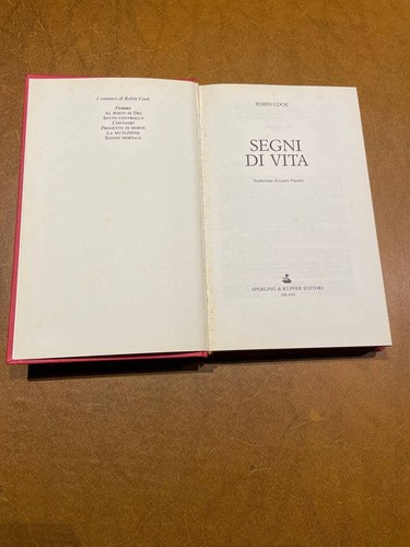 Segni vita robin cook - vita,
