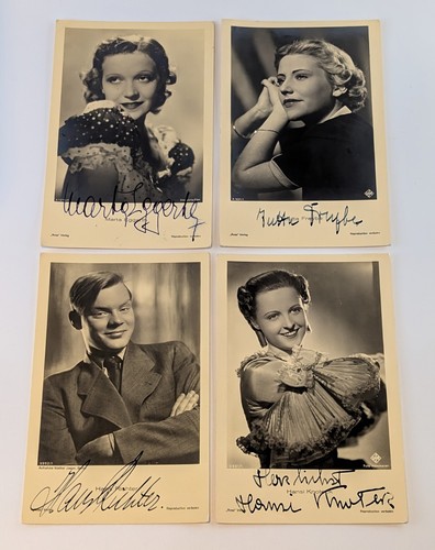 Vintage signed postcards - vintage,