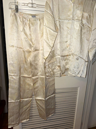 Pigiama vintage pura seta set