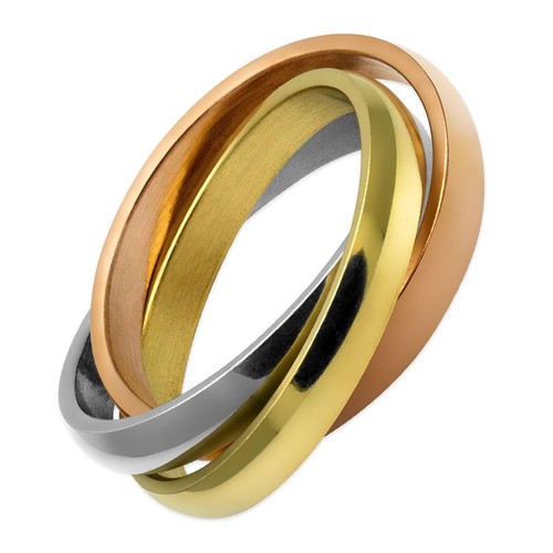 Anello tricolore anelli in - tricolore,