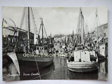 CESENATICO Porto Canale pescherecci barche Forlì vecchia cartolina 26053
