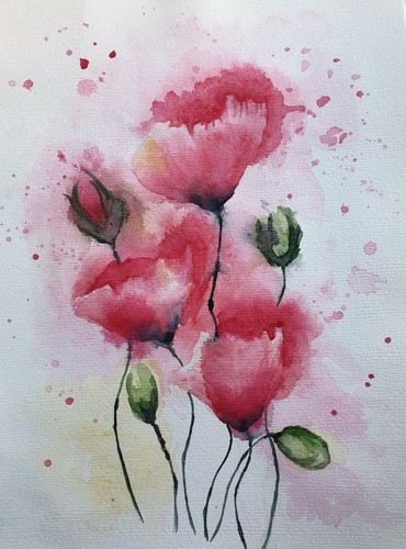 Quadro acquerello originale - acquerello,