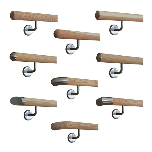 Corrimano larice grezzo non - corrimano,