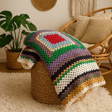 VTG Handmade Crochet Granny