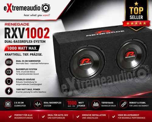 Renegade rxv1002 2x25cm - rxv1002,