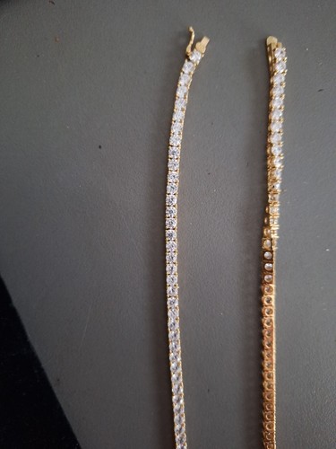 Collana tennis catena placcata - catena,