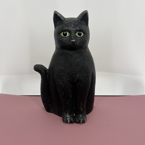 Fermaporta ghisa gatto nero - in,