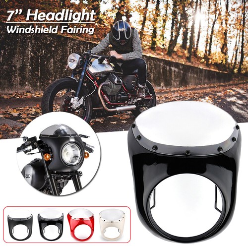 Carena faro moto - 7'', maschera
