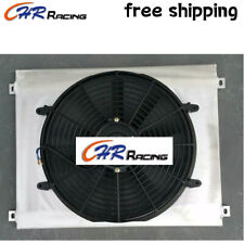 ALUMINUM RADIATOR Shroud+Fan for 1987-2006 JEEP WRANGLER YJ/TJ 2.4L-4.2L