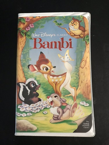 Bambi vhs black diamond walt - bambi,