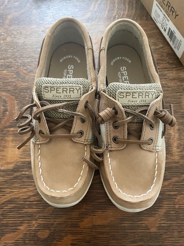 New sperry youth girls - new, size