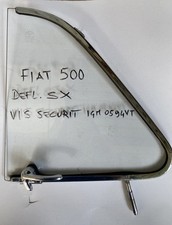 Deflettore SX Fiat 500 D F L R d'epoca copleto di Telaio e Galletto Original VIS