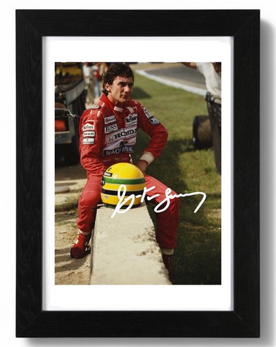 Foto autografo firmato ayrton - firmato,