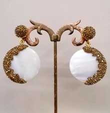 orecchini madreperla E Pavé