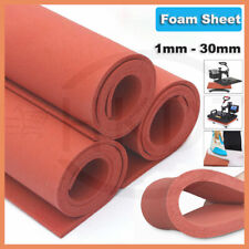 Foglio Schiuma Rosso Spugna Gomma Guarnizioni Fogli Piastra Silicone Pad Spessore 1-30mm