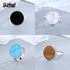 Anello Malachite Agata Nera